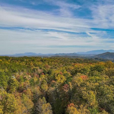 View! Cozy, Private, Fireplace, Hot Tub Log Cabin, Honeymoon! เซอเวียร์วีล ภายนอก รูปภาพ